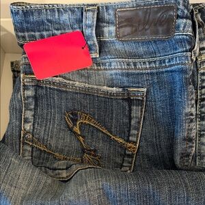 Silver Jeans Women's Distressed Blue Boyfriend Jeans